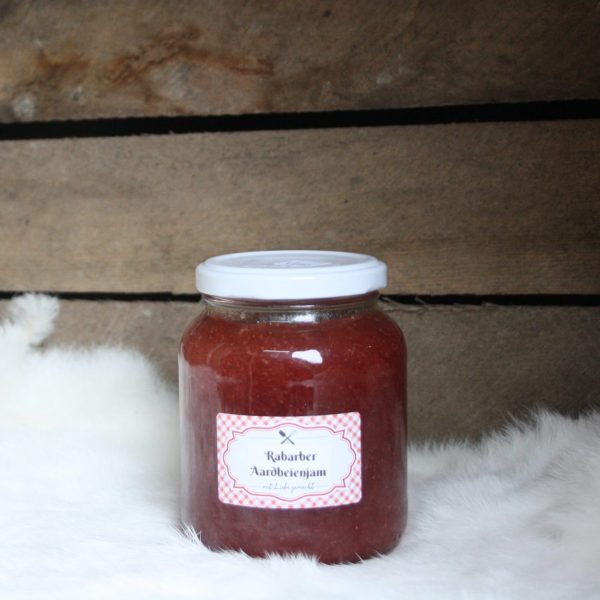 Rabarber-Aardbeienjam