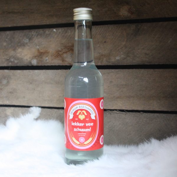 Lekker vee schuum! Biershampoo